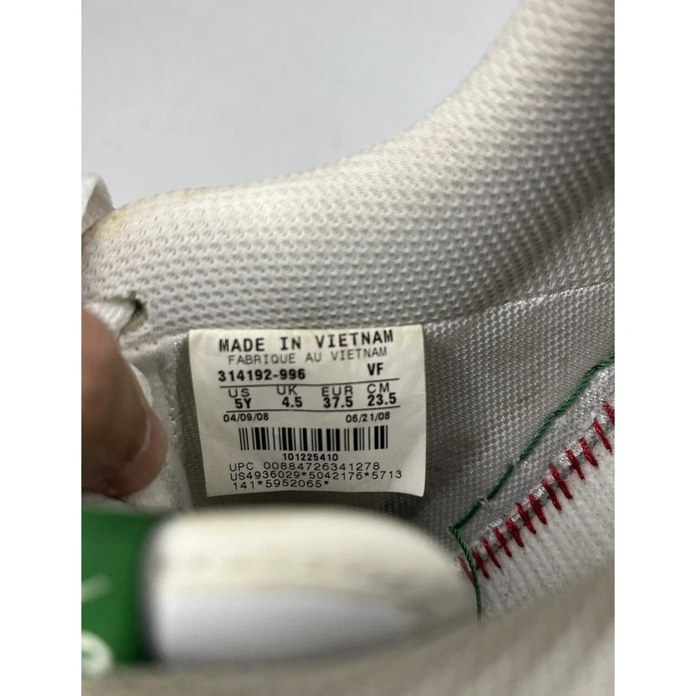 Nike Air Force 1 Low Sneaker Shoes GS 314192-996 White Pine Green‎ Youth Sz 5Y